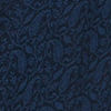 French Navy Blue Self Textured Kurta Set with Sequinned Neckline